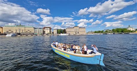 Stockholm Stadtrundfahrt Mit Dem Elektroboot Und Den Kan Len