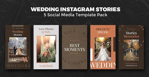 Wedding Instagram Stories, Social ft. bride & pinterest - Envato Elements