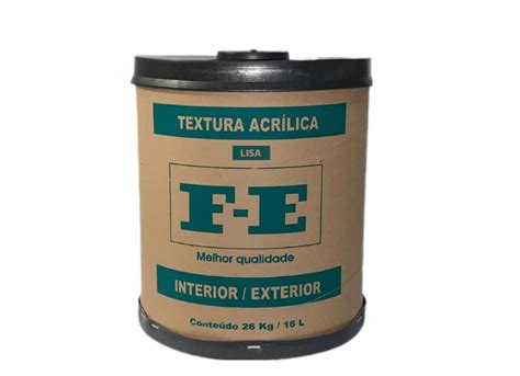 Textura Acrílica LISA F E 26Kg INTERIOR EXTERIOR FE Tintas