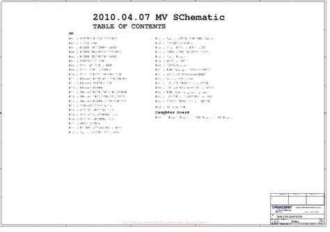 HP COMPAQ PRESARIO CQ62 G62 FOXCONN SAFINA REV MV SCH Service Manual