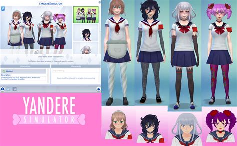 Amai Oka Megami Kizana From Yandere Sim Sims4 By Alberta360 On Deviantart