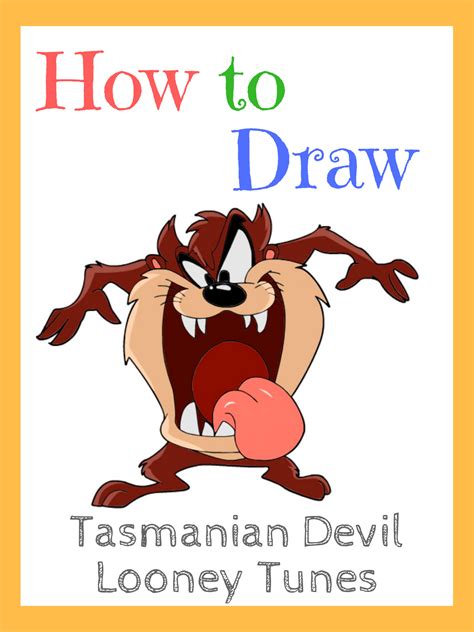 Tasmanian Devil Looney Tunes Drawings