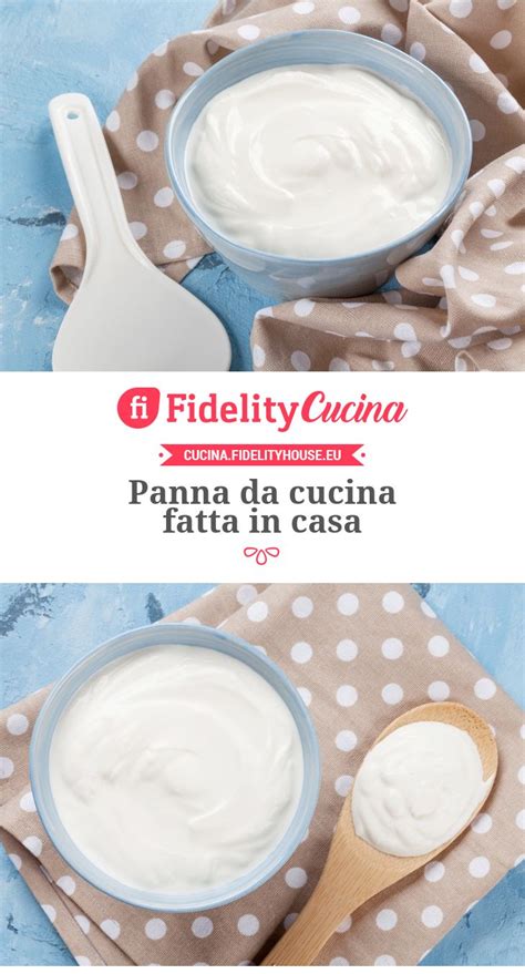 Panna Da Cucina Fatta In Casa Ricetta Ricette Con Panna Da Cucina