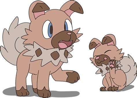 Rockruff Pokemon Png Isolated Picture Png Mart