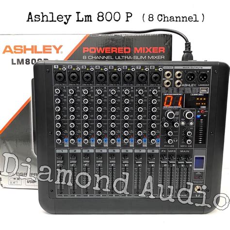 Jual Power Mixer Ashley Lm P Usb Bluetooth Original Mixing Channel