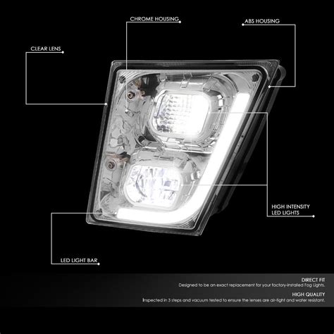 Volvo Vn Vnl Vnm Vnx Trucks Full Led Drl Strip Fog Lights