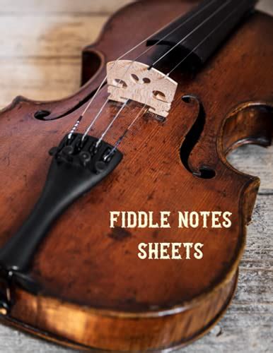 Fiddle Notes Sheets Fiddle Player Quote Notation Book With 120 Pages