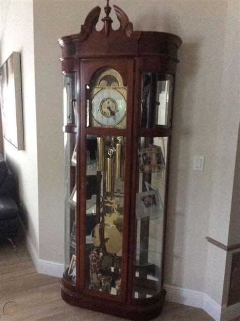 Ridgeway Grandfather Clock Curio Cabinet Cabinets Matttroy