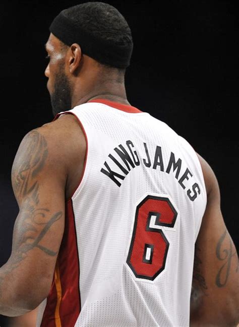 King James Lebron James Miami Heat Jersey Sportslogos Net News