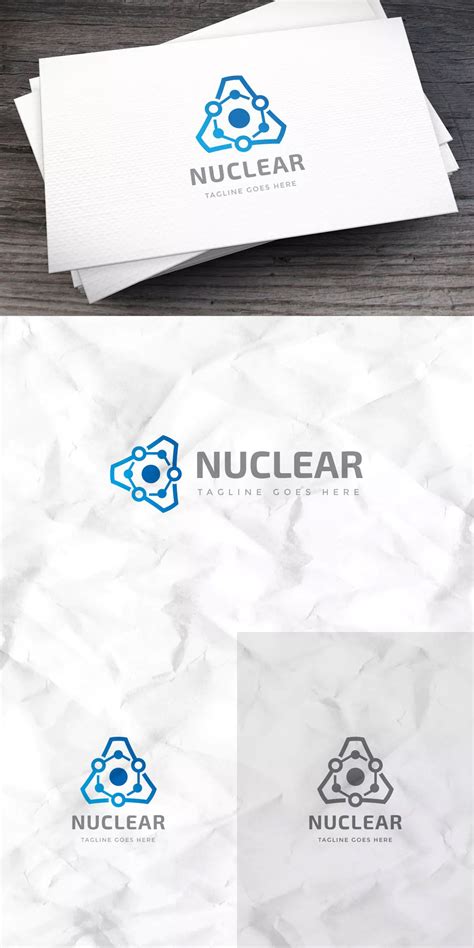 Nuclear Logo Template Ai Eps Download App Ui Nuclear Logos Logo