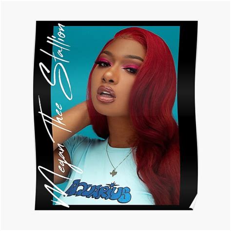 Megan Thee Stallion Poster For Sale By Terrinewby Redbubble