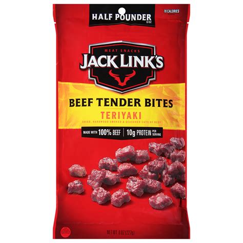 Jack Link S 10g Protein Teriyaki Beef Tender Bites Shop Jerky At H E B