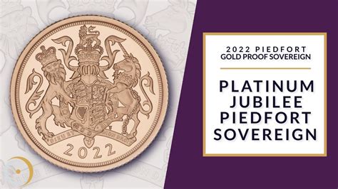 Platinum Jubilee Gold Proof Piedfort Sovereign Youtube