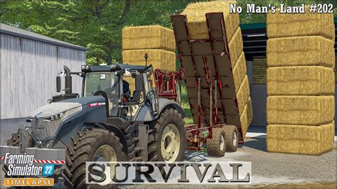 Survival In No Man S Land Ep Baling Hauling Straw Bales W The