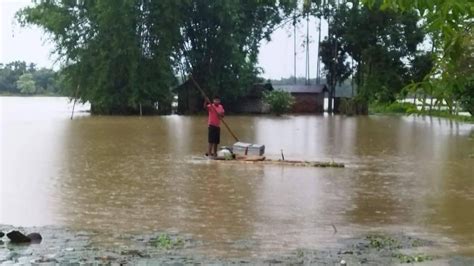 Assam Floods Wreak Havoc Affecting Over 33000 People Across 14