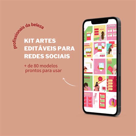 Kit Artes Redes Sociais Profissionais Da Beleza Agenda Lotada Hotmart