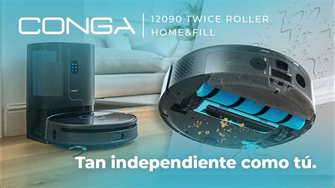 Robot Aspirador Y Friegasuelos Conga Twice Roller Home Fill Con