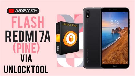 Flash Xiaomi Redmi A Pine Via Unlocktool Youtube