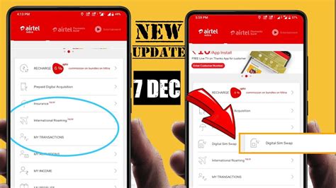 Good News Airtel Mitra App Me Digital Sim Swap Option Mitra App Sim