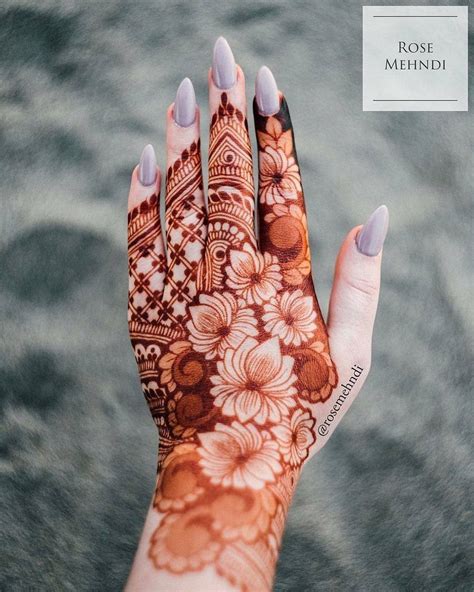 full flowers henna mehndi designs mehndi creation hennadesigns