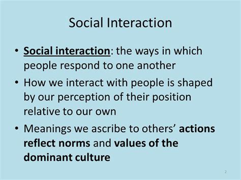 Importance Of Social Interaction