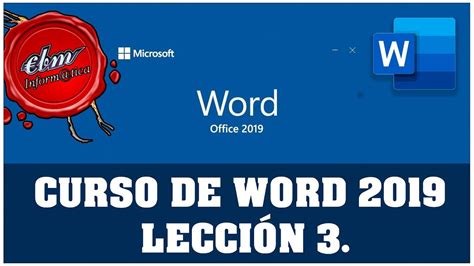 Curso De Word Desde Cero Opciones De Edicion Youtube