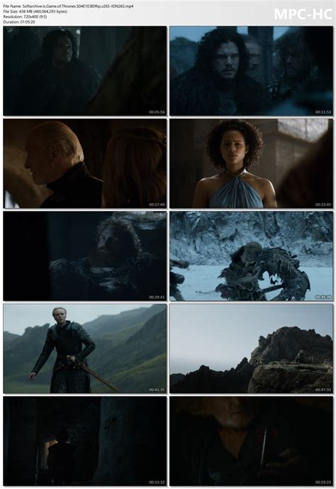 Game Of Thrones S04 BDRip X265 ION265 SoftArchive