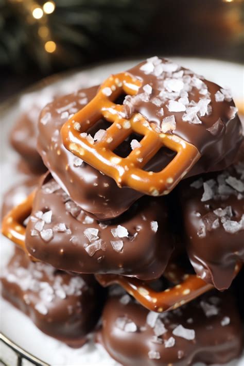 Salted Chocolate Caramel Pretzels