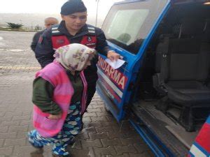 Kaybolan Yaşlı Kadını Jandarma Ve Afad Ekipleri Buldu