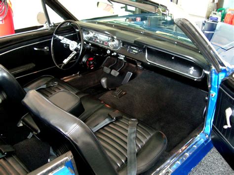 Blue 1965 Ford Mustang Convertible