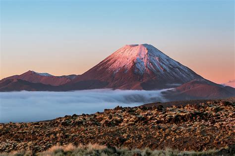 Scenic Landscape With Ngauruhoe Volcano by Matteo Colombo