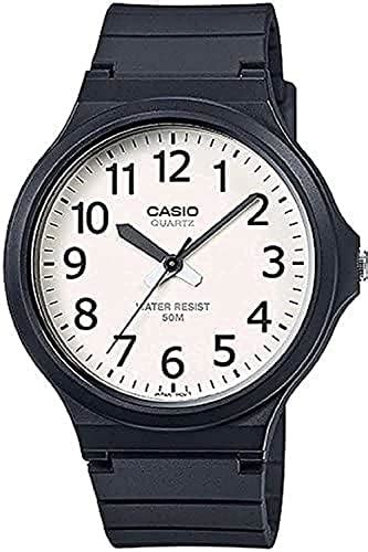 Casio Reloj analógico para Hombre de Cuarzo con Correa en Plstico MQ24