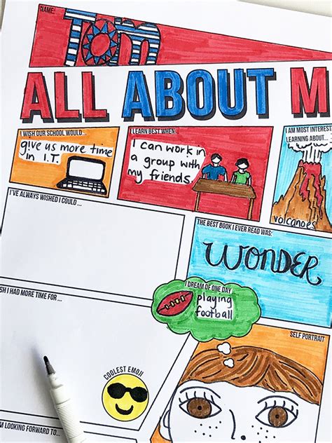 All About Me Drawing & Writing Ideas. Great for Back to School.