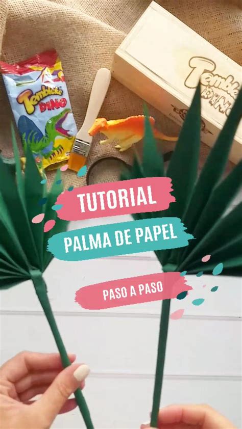 Diy Palmas De Papel Tutorial Paso A Paso DecoraciÓn Con Hojas De