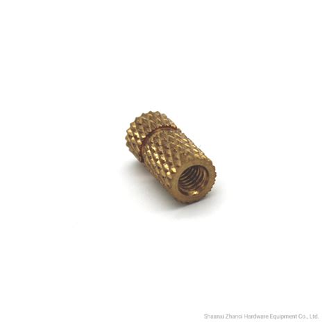 B Type Single Blind Brass Embedded Copper Knurled Nuts Fasteners