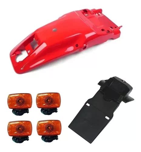 Kit Paralama Traseiro Rabeta Suporte Placa E Pisca Xr 200 Frete grátis