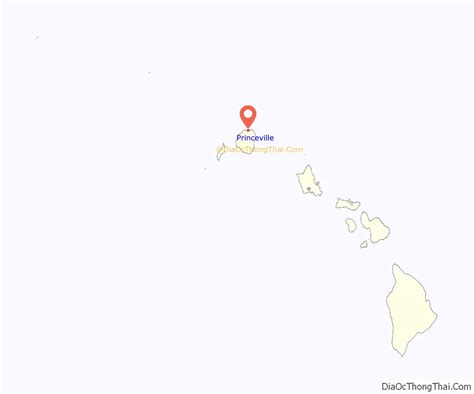 Map of Princeville CDP, Hawaii - Thong Thai Real