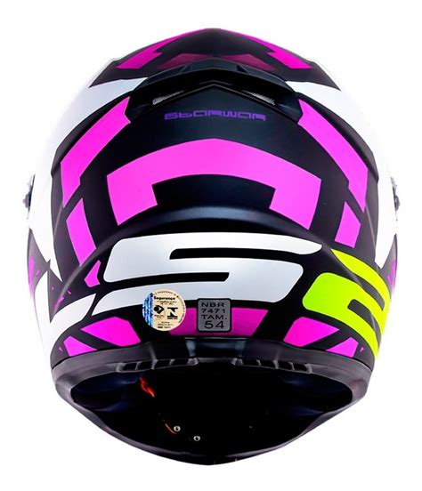 Capacete Ls2 Ff358 Starwar Pink Rosa Viseira Coloridas Parcelamento