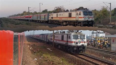 18189 Tatanagar Ernakulam Express With Tata WAP7 And 12622 Tamilnadu