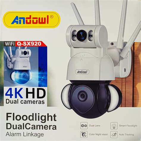 Andowl Q Sx Dual Camera K Hd Wifi Wireless Outdoor Ip Camera