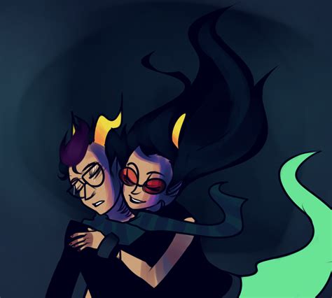 MSPA Booru Broken Source Eridan Ampora Eriferi Feferi Peixes Hug Kees