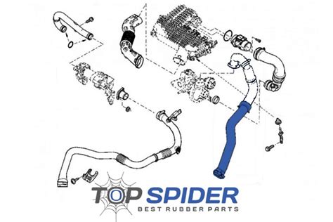 Intercooler Hose Dacia Duster 1 5 DCI Intercooler Turbo Hose