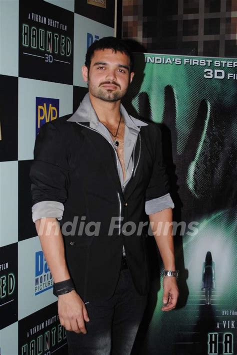 Mimoh Chakraborty at Launch of Vikram Bhatt's 'Haunted - 3D' movie ...