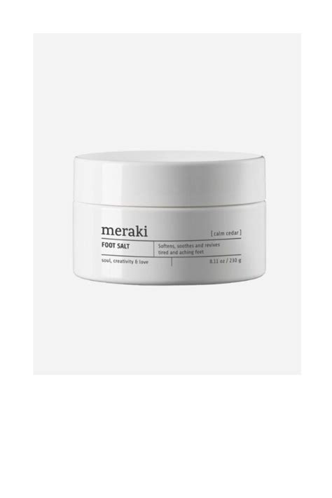 Meraki Foot Salt Calm Cedar Cosmos Pleasestay