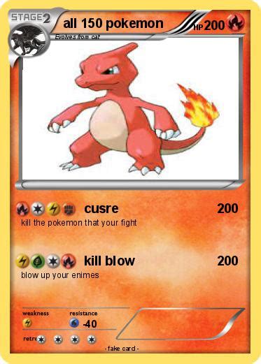 Pokémon all 150 pokemon - cusre - My Pokemon Card