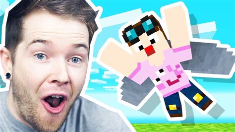 Dantdm Learning To Fly In Minecraft Hardcore Tdm Minecraft Youtube