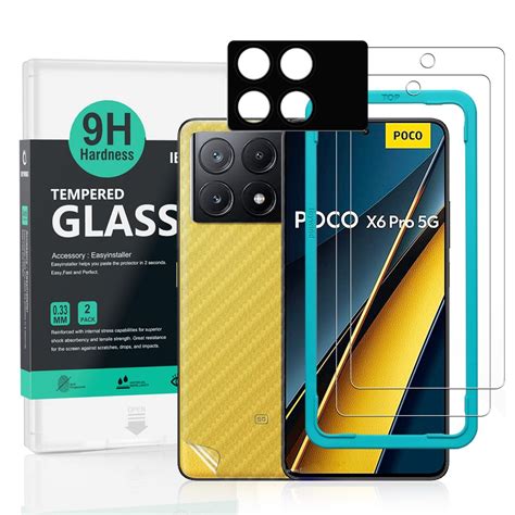 Ibywind Xiaomi Poco X6 Pro 5G 2PCS Pack Tempered Glass Screen