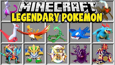 Minecraft LEGENDARY POKEMON MOD | CATCH THE MOST POWERFUL POKEMON IN ...