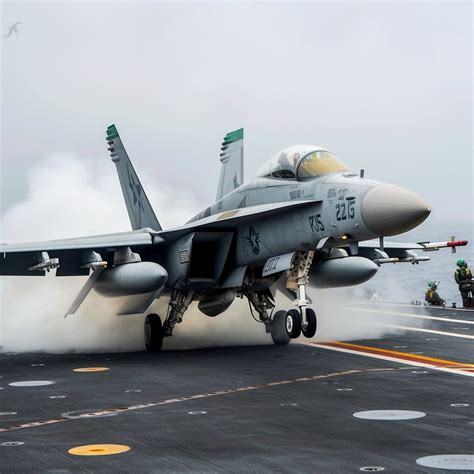 F/A-18E Super Hornet Landing on an Aircraft Carrier Digital Print Art ...