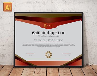 Certificate Template Appraisal Projects :: Photos, videos, logos ...